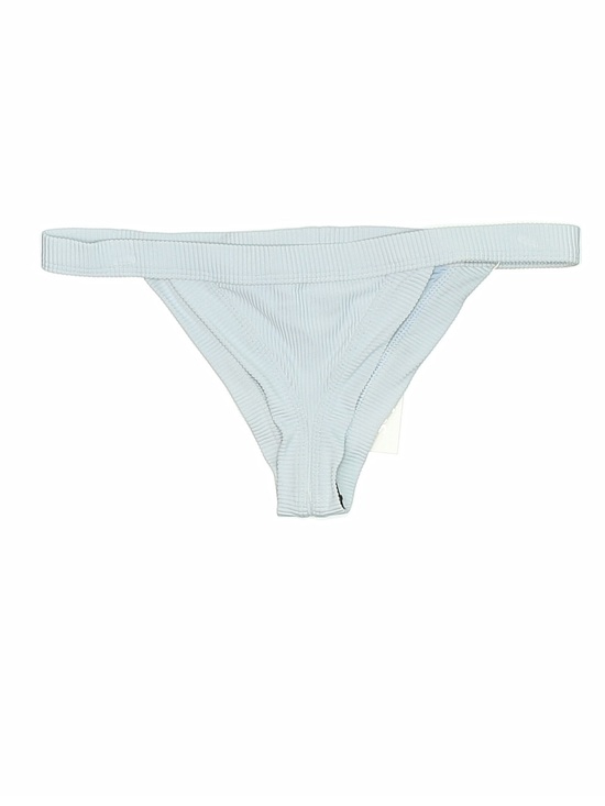 Frankie's Bikinis Other - Frankies Bikinis Cole Ribbed Bikini Bottoms Large NWT Light Blue Swim